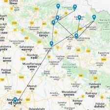 Delhi to Badrinath Road Trip