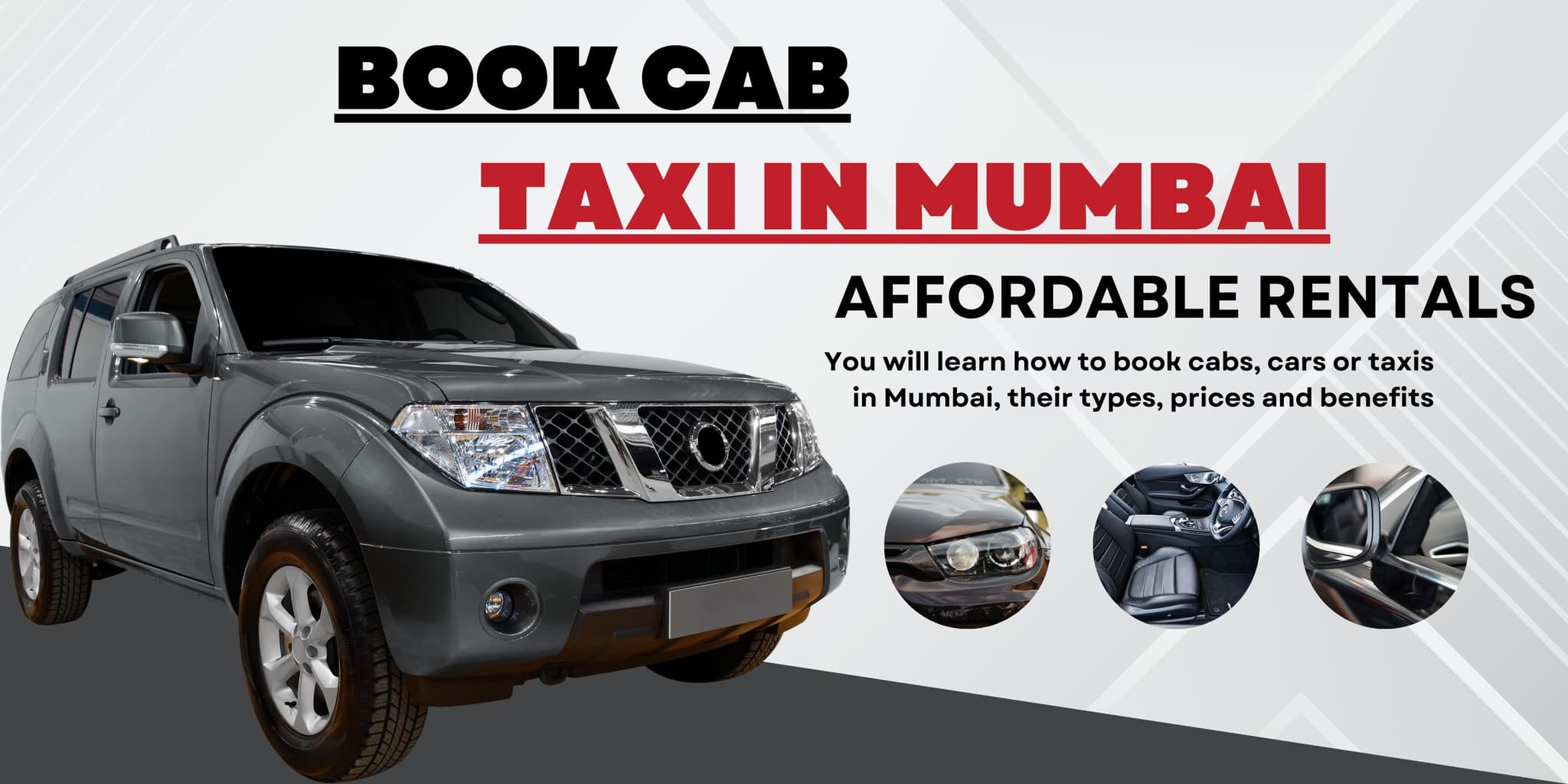 Book Cab, Car or Taxi in Mumbai | Affordable Rentals